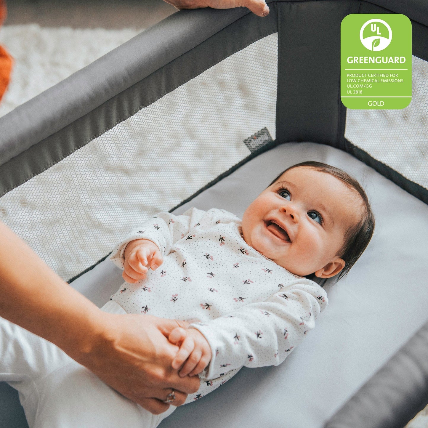 Chicco LullaGo Anywhere SE Portable Bassinet - Clay - 00087201530070