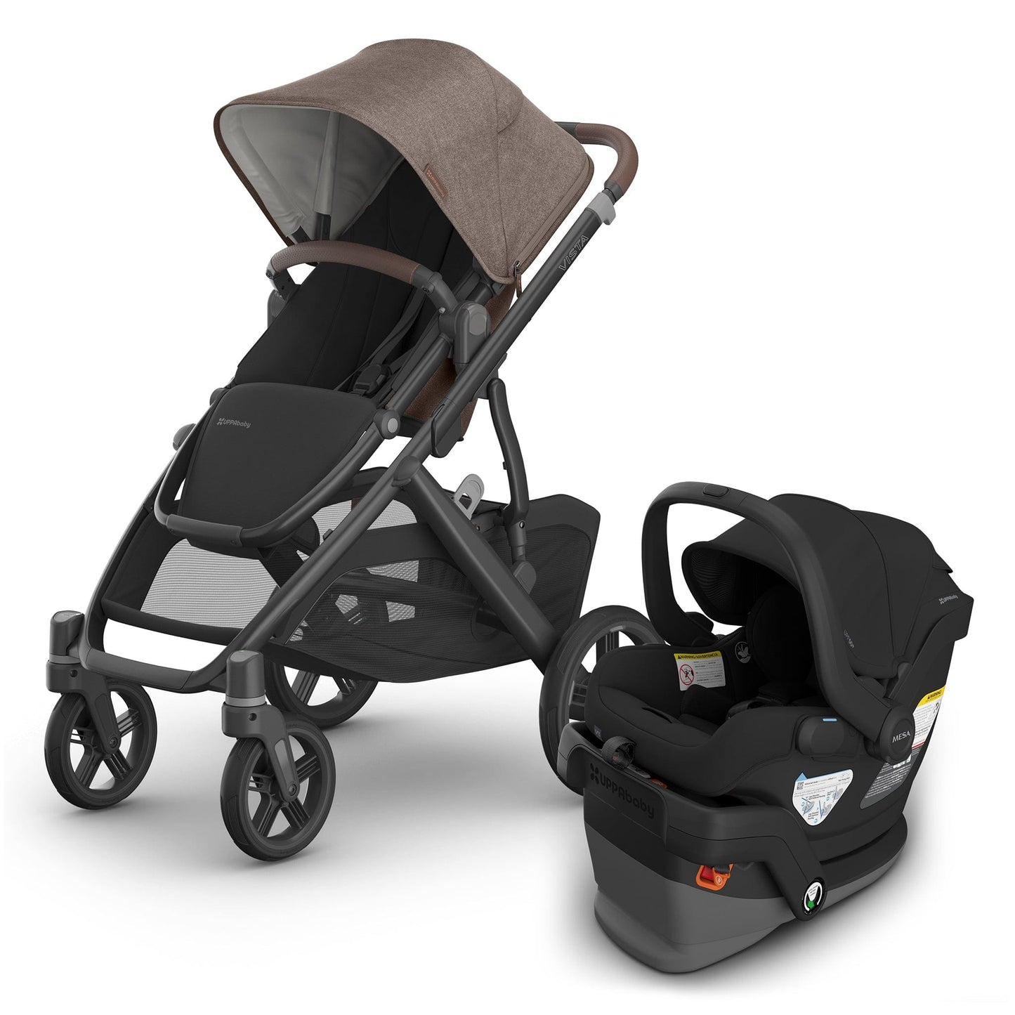 UPPAbaby Vista V3 + Mesa V3 Travel System Bundle - Owen / Jake - 0303-VSO-NA-OWN-1003-MSA-US-JKE