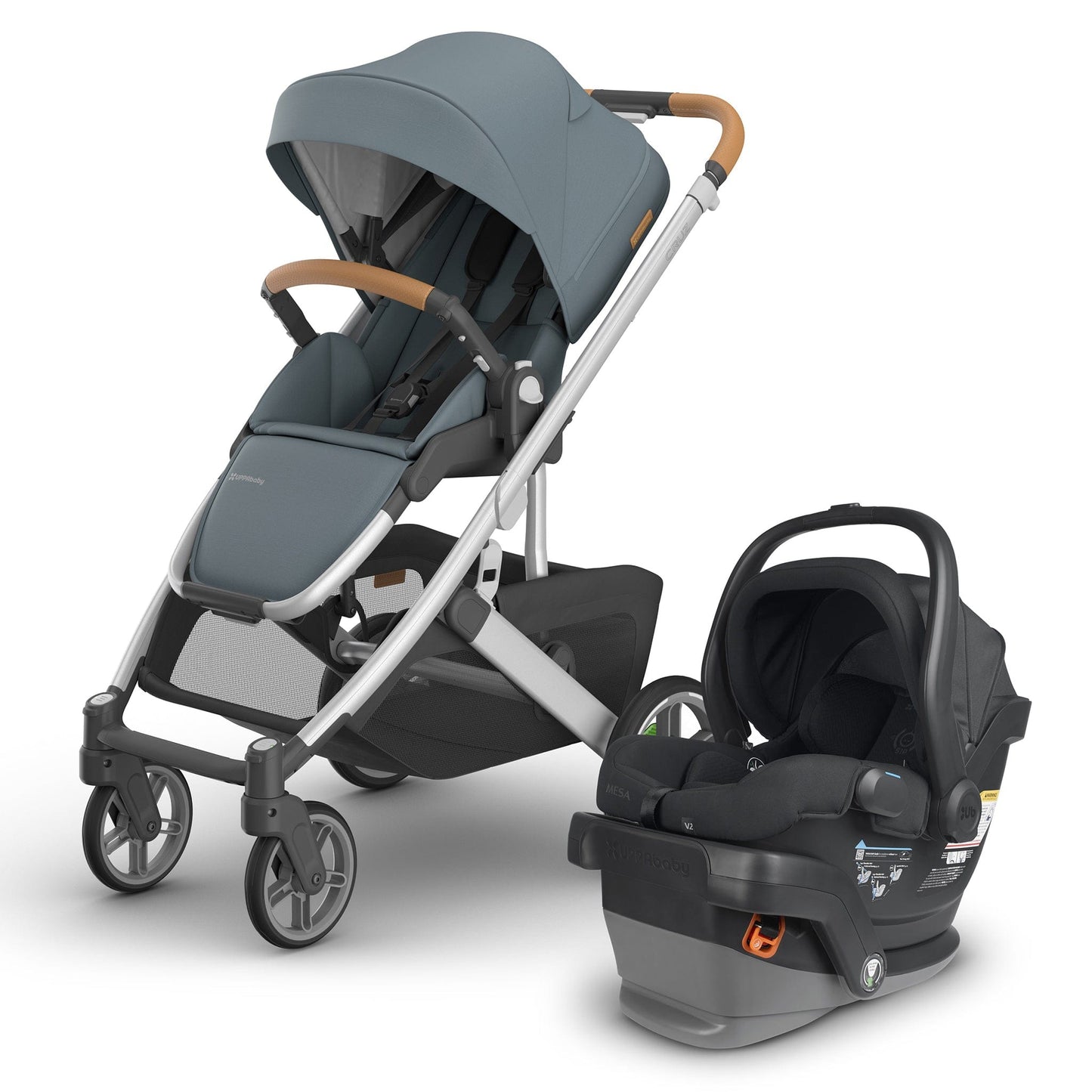 UPPAbaby Cruz V3 + Mesa V2 Travel System Bundle - Callum / Jake - 0403-CRZ-NA-CLM-1002-MSA-US-JKE