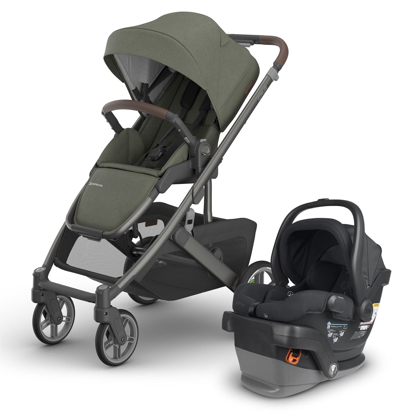 UPPAbaby Cruz V3 + Mesa V2 Travel System Bundle - Evelyn / Jake - 0403-CRZ-NA-EVE-1002-MSA-US-JKE