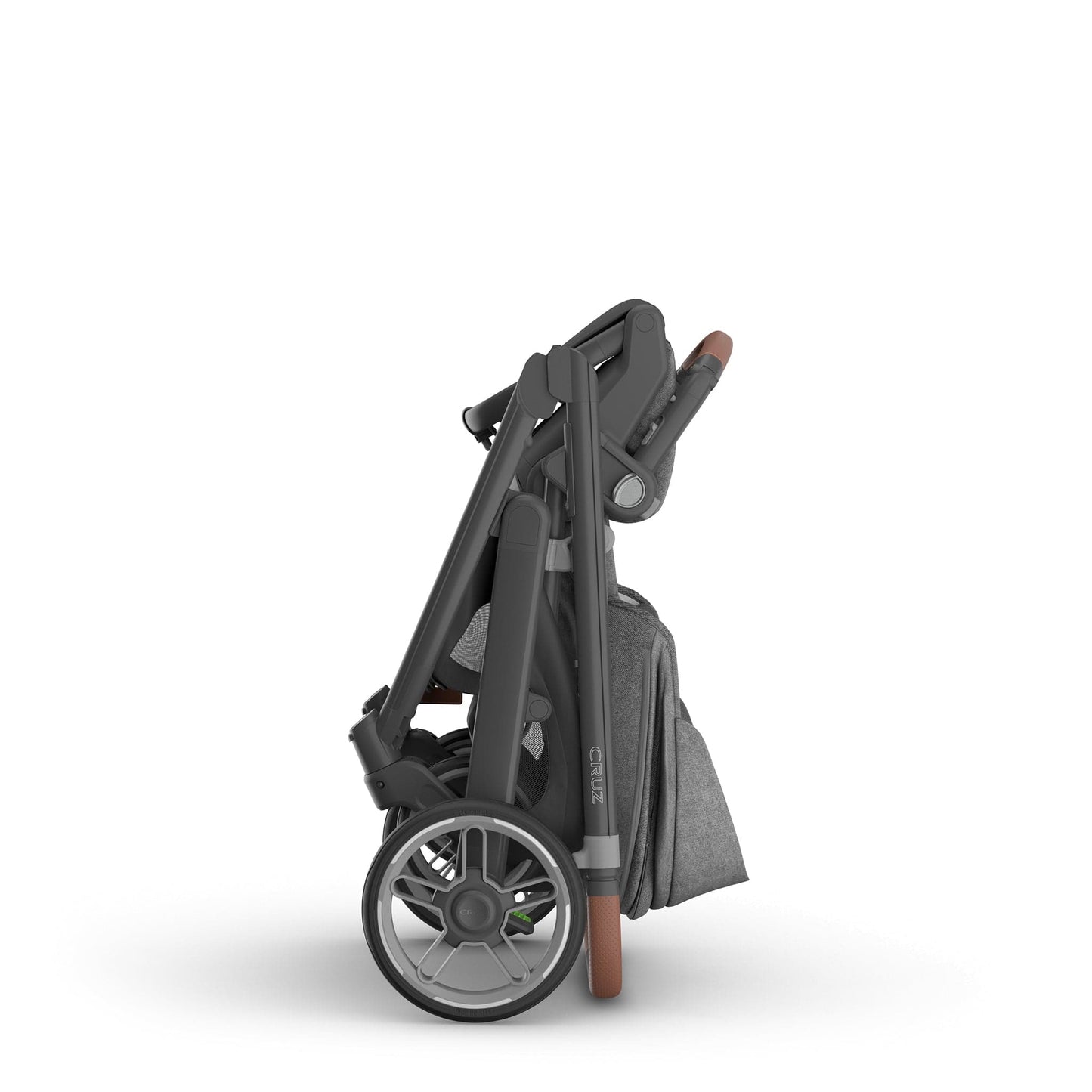 UPPAbaby Cruz V3 Stroller - Greyson (Charcoal Melange / Carbon Frame / Saddle Leather)