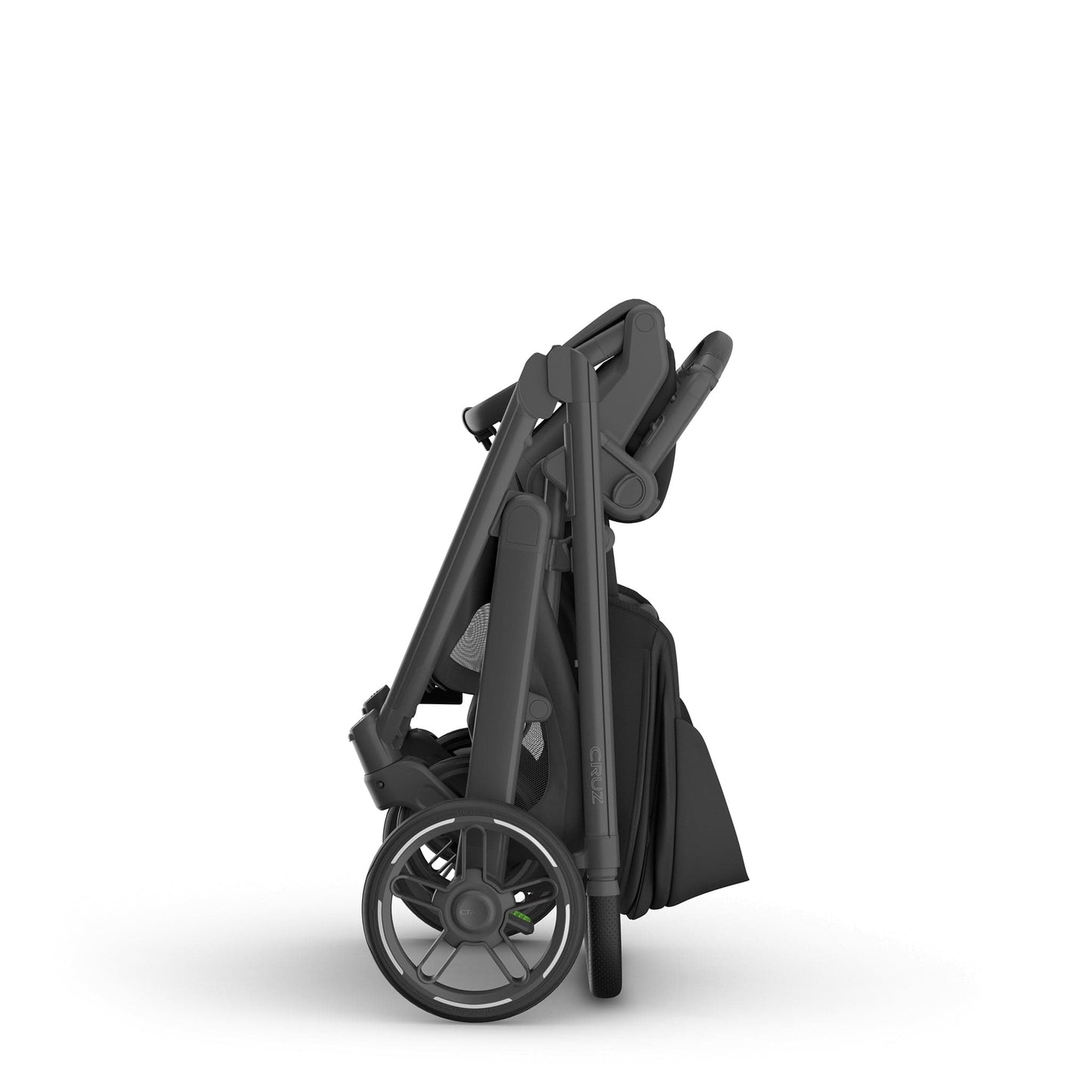 UPPAbaby Cruz V3 Stroller - Jake (Charcoal / Carbon Frame / Black Leather) - 0403-CRZ-NA-JKE