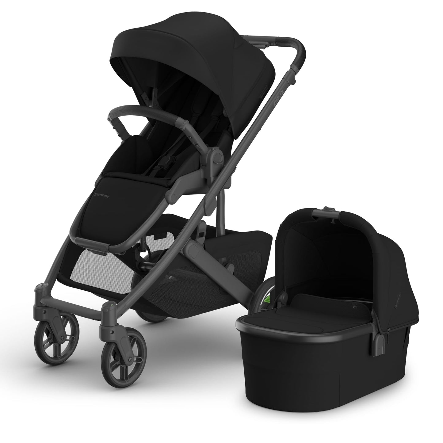 UPPAbaby Cruz V3 Stroller + Bassinet Bundle - James