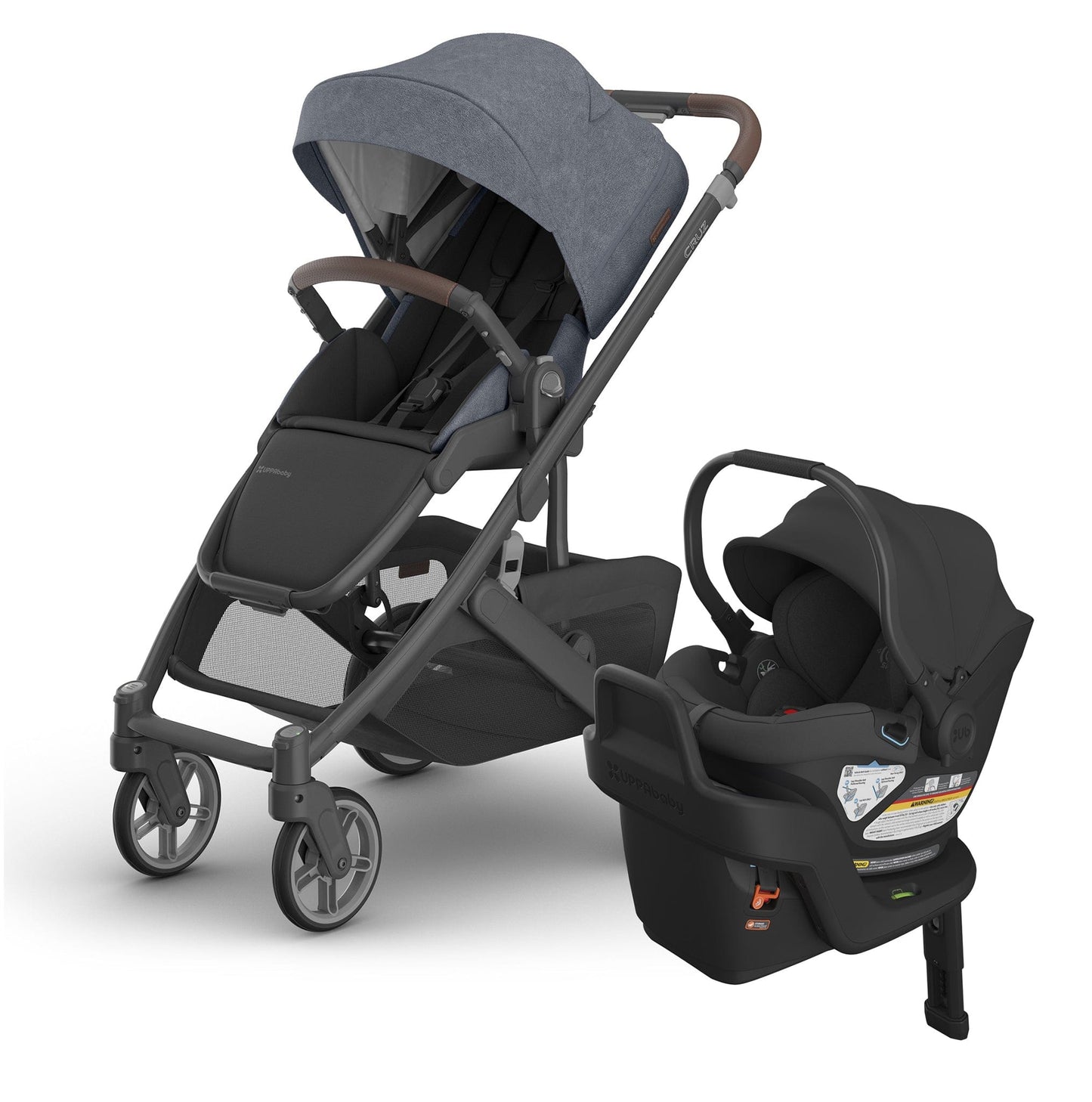 UPPAbaby Cruz V3 + Aria Travel System Bundle - Julian / Jake - 0403-CRZ-NA-JUL-1001-ARI-US-JKE