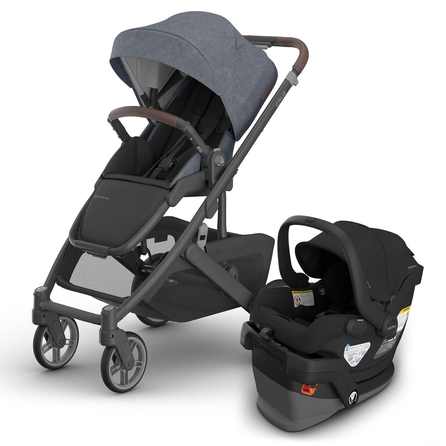 UPPAbaby Cruz V3 + Mesa V3 Travel System Bundle - Julian / Jake - 0403-CRZ-NA-JUL-1003-MSA-US-JKE