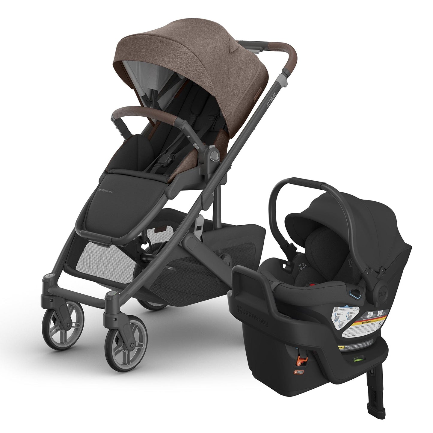 UPPAbaby Cruz V3 + Aria Travel System Bundle - Owen / Jake - 0403-CRZ-NA-OWN-1001-ARI-US-JKE