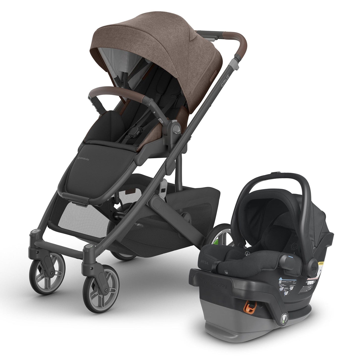 UPPAbaby Cruz V3 + Mesa V2 Travel System Bundle - Owen / Jake - 0403-CRZ-NA-OWN-1002-MSA-US-JKE