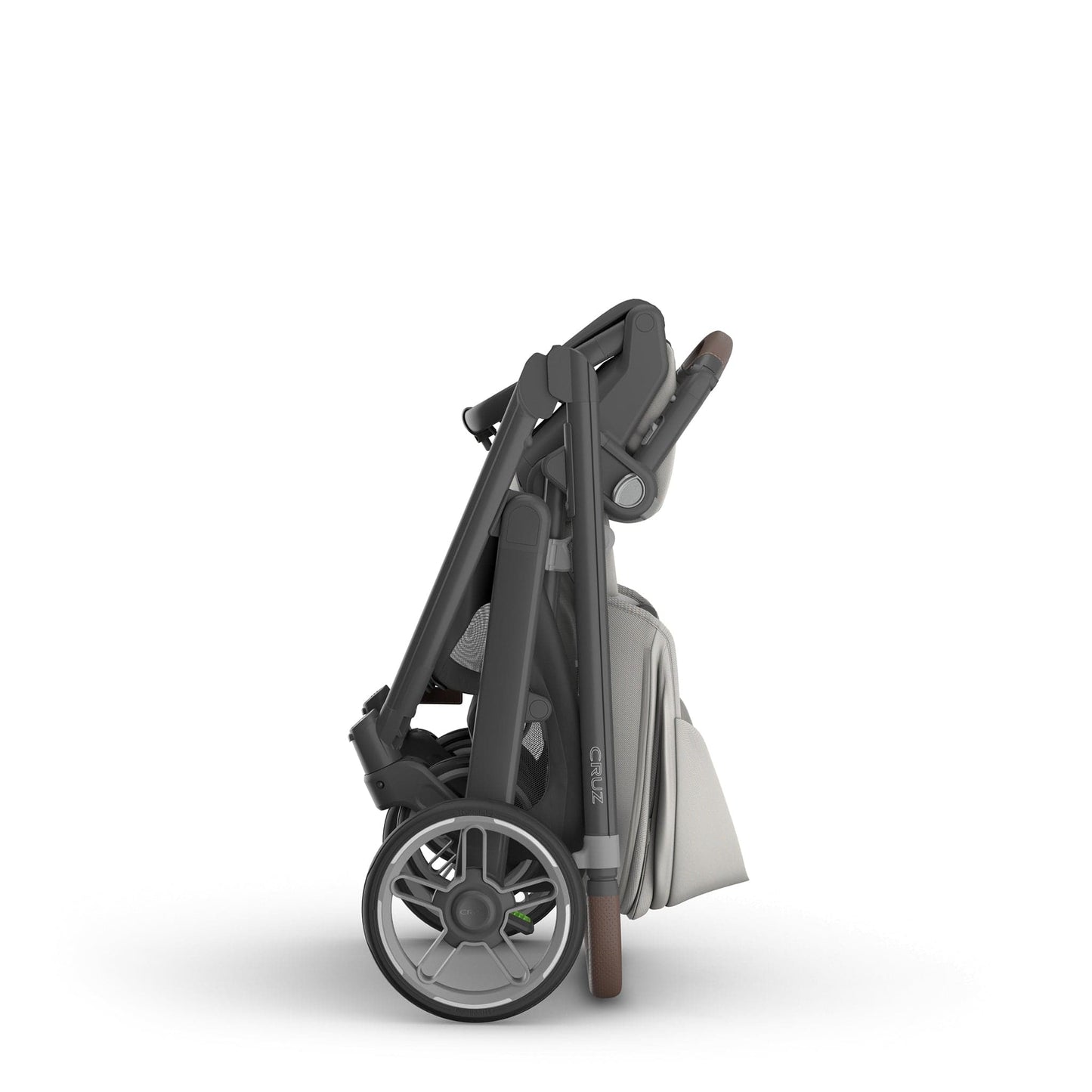 UPPAbaby Cruz V3 Stroller - Savannah (Pearl Gray Jacquard / Carbon Frame / Chestnut Leather) - 0403-CRZ-NA-SAV
