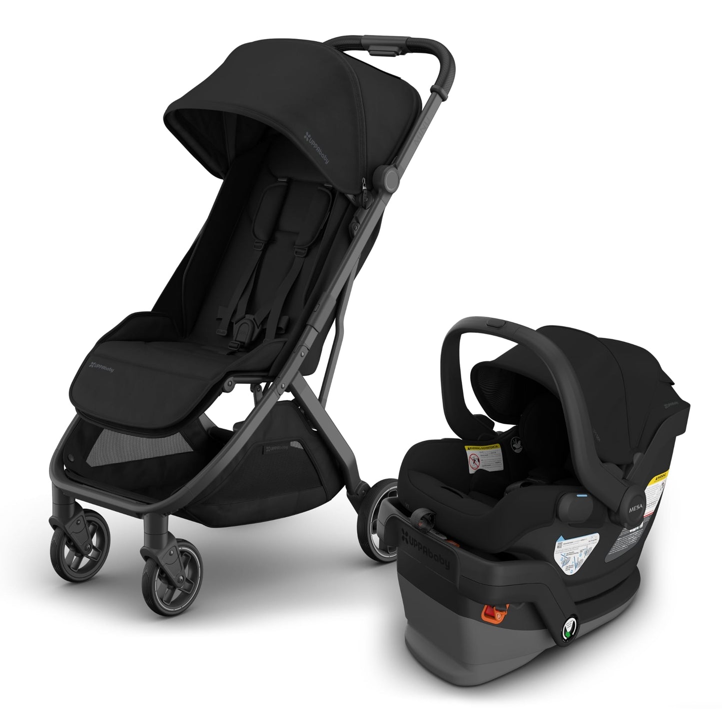 UPPAbaby Minu V3 Compact Stroller + Mesa V3 Travel System Bundle - James