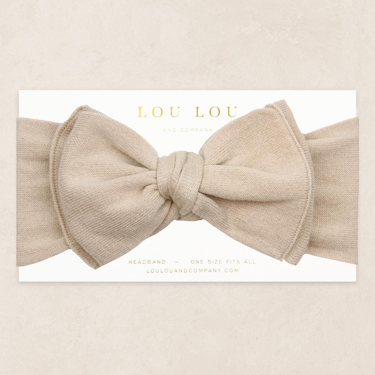 Lou Lou & Company Knit Headband - Tan