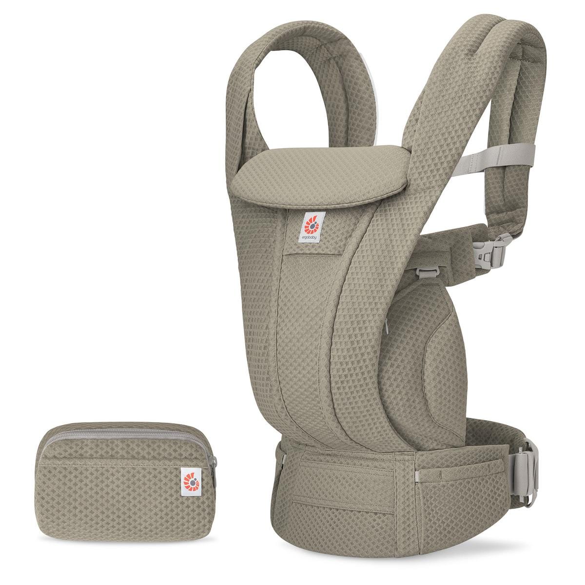 Ergobaby Omni Deluxe Baby Carrier, Mesh - Soft Olive - BCODMSFTOLV