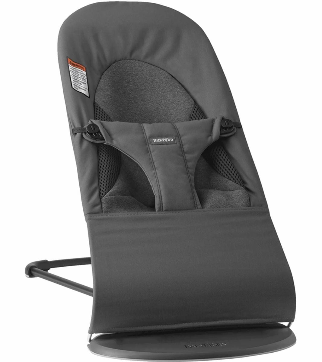 BabyBjorn Bouncer Balance Soft - Dark Gray Frame, Tri-Fabric Dark Gray - 005021US