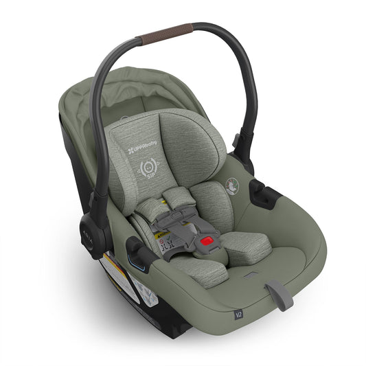 UPPAbaby Aria V2 Lightweight Infant Car Seat - Evelyn (Meadow Green)