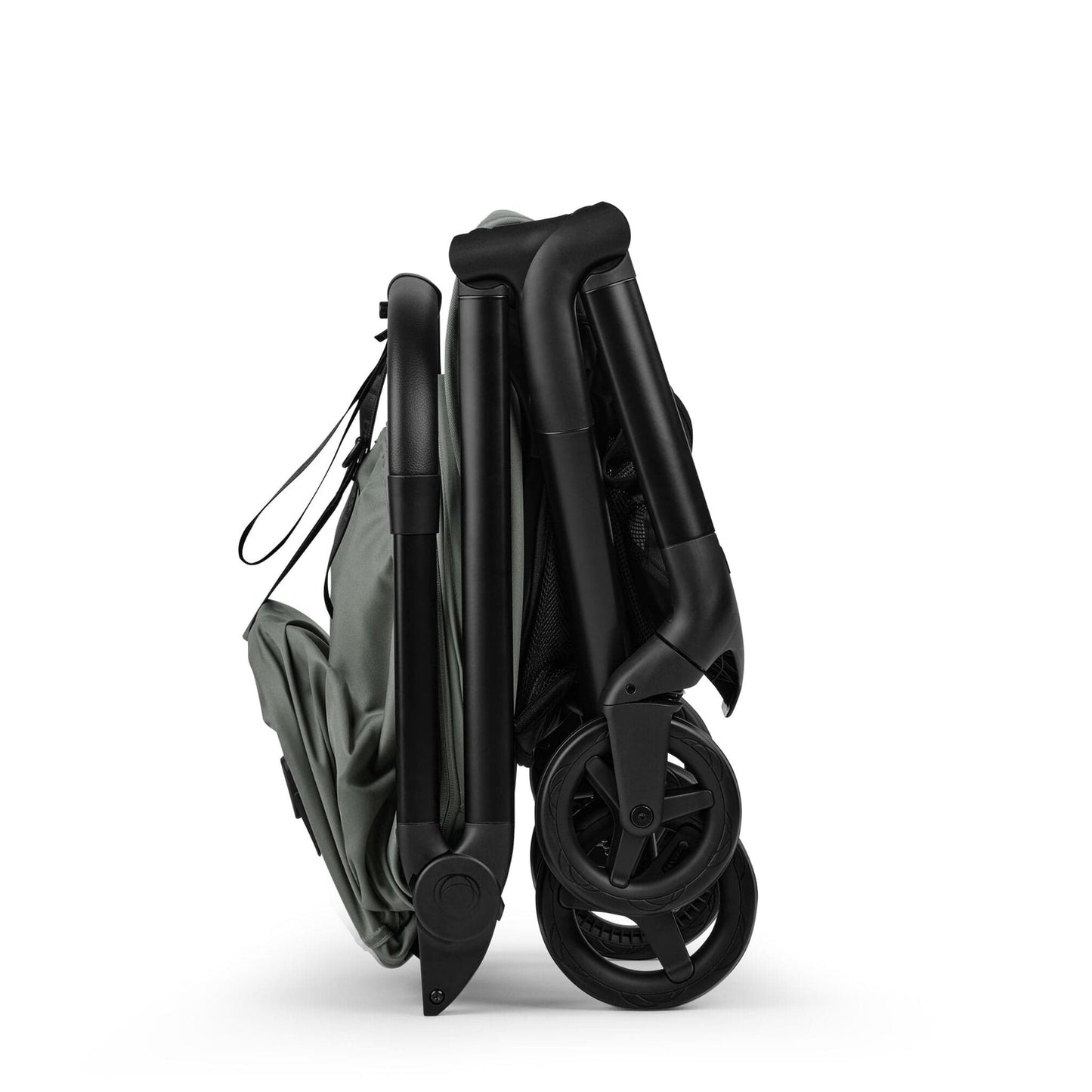 Bugaboo Butterfly 2 + Turtle Air Shield Travel System Bundle - Black / Forest Green / Forest Green / Black