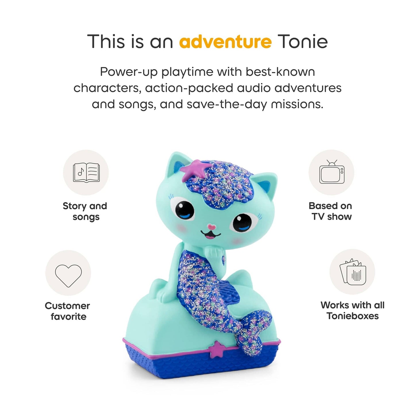 Tonies Gabby's Dollhouse: MerCat Audio Character (3y+) - 11001266