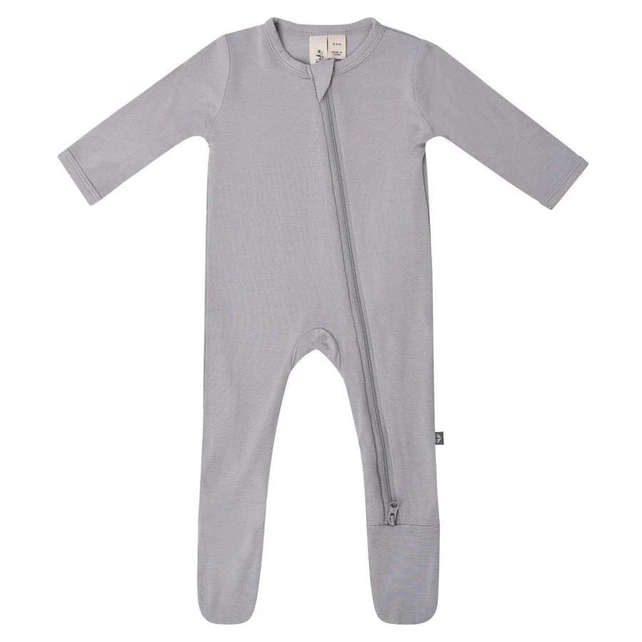 Kyte Baby Zippered Footie - Storm (3-6 Months)