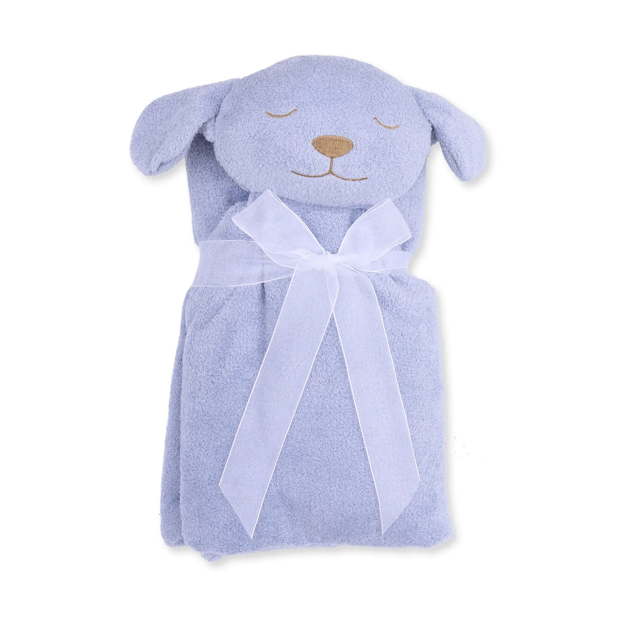 Angel Dear Puppy Nap Blanket - Dusty Blue