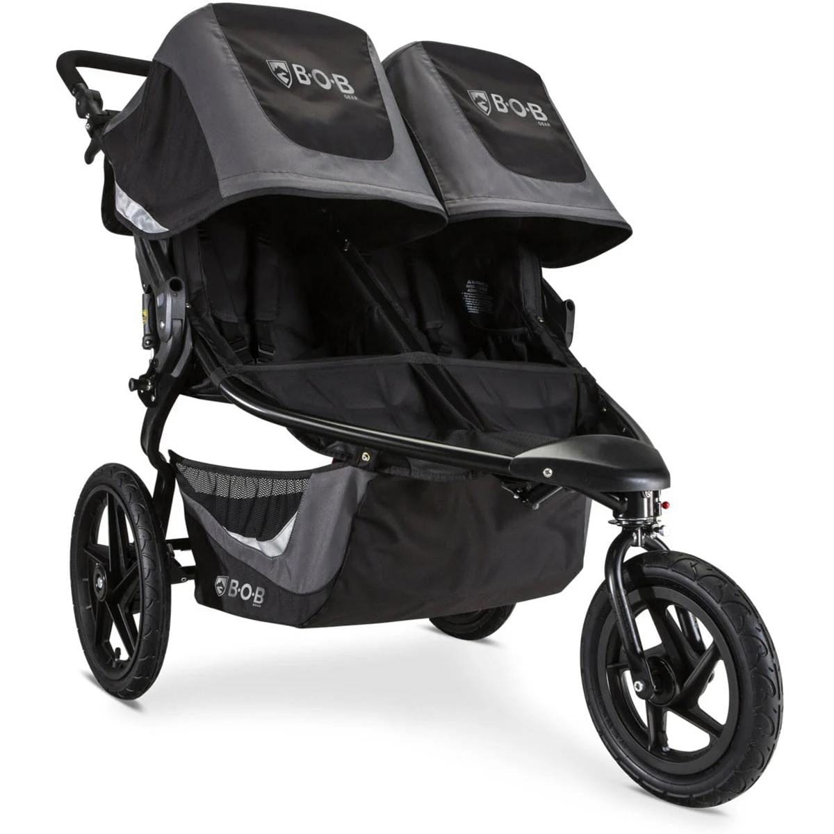 BOB OPEN BOX Revolution Flex 3.0 Duallie Double Jogging Stroller - Graphite Black - U231947-fob