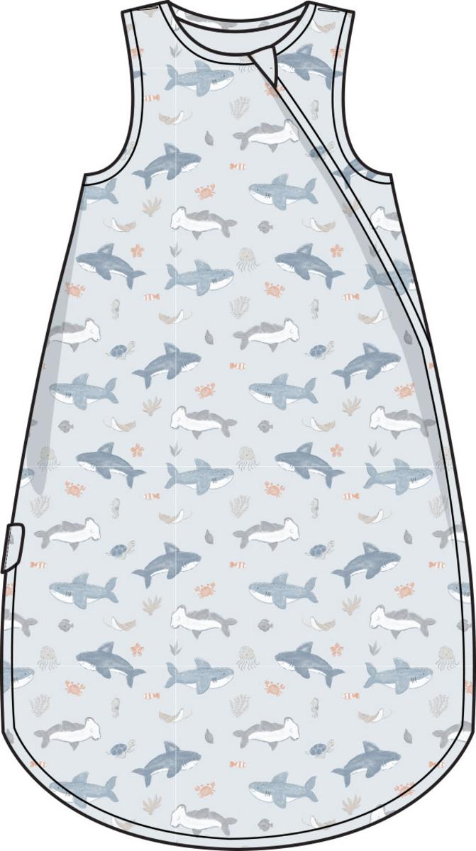 Angel Dear Sleep Bag - Shark and Friends, 0-6M
