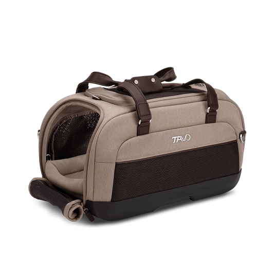 Tavo Pets Dupree II Airline Carry-On Pet Car Seat - Fawn