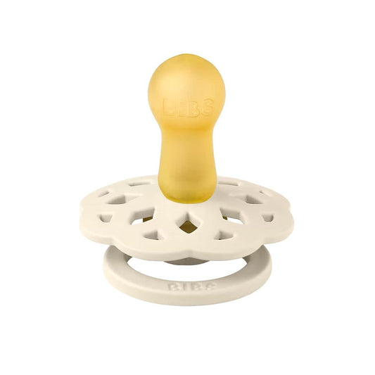 BIBS Boheme Pacifier, 4 Pack - Ivory/Blush/Woodchuck/Blossom - Size 1 (0-6 m) - 230244