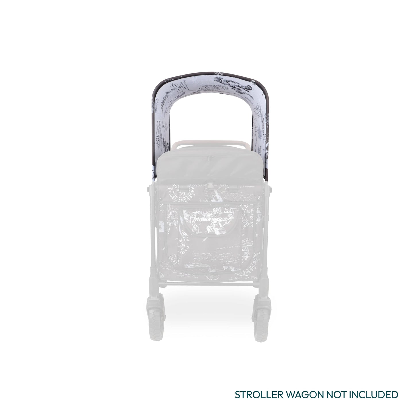 WonderFold W2 Elite/luxe Panoramic Canopy - Van Gogh Sketches - W2ELCPY-VGSK