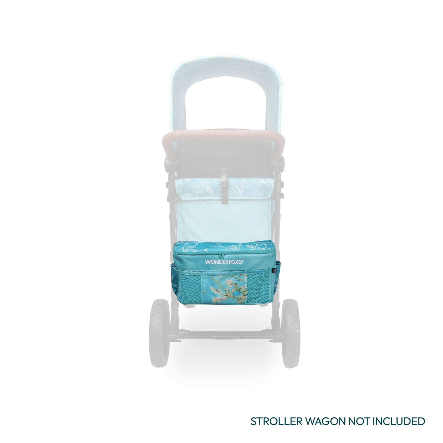 WonderFold W2 Elite/luxe Rear Basket - Van Gogh Almond Blossoms - W2ELRBF-VGAB