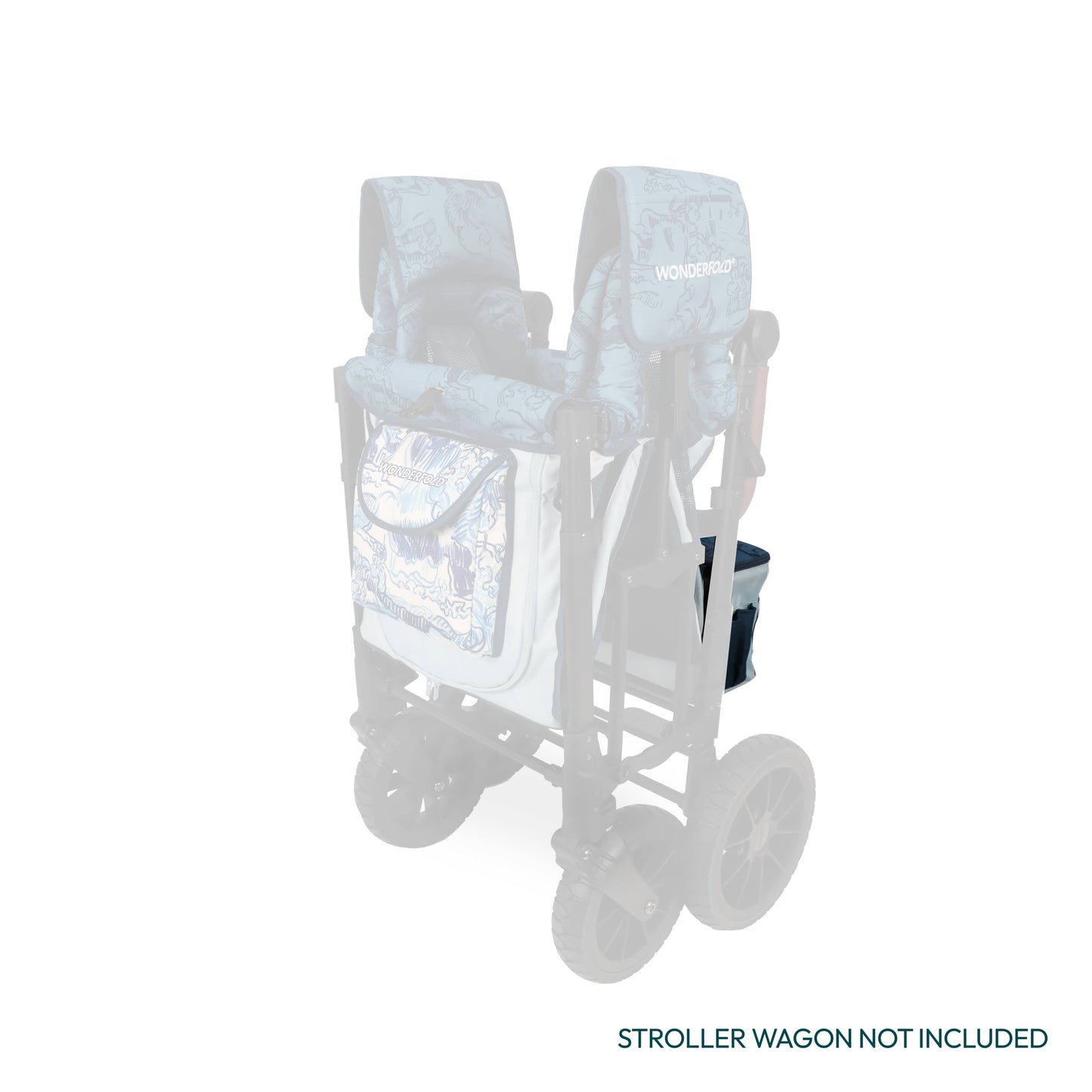WonderFold W4 Elite/luxe Rear Basket - Van Gogh Landscape With Houses - W4ELRBF-VGLH