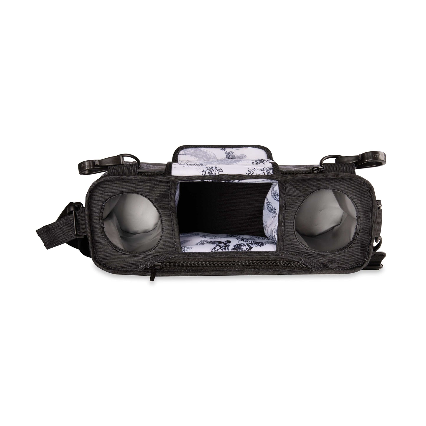 WonderFold Small Parent Console With 2 Insulated Cup Holders - Van Gogh Sketches - PC02-VGSK