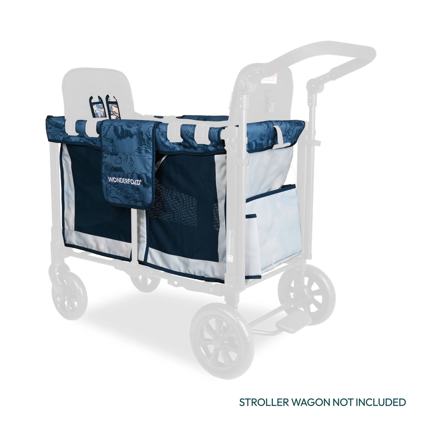 WonderFold W2 Elite/luxe Carriage Fabric - Van Gogh Landscape With Houses - W2CF2-VGLH