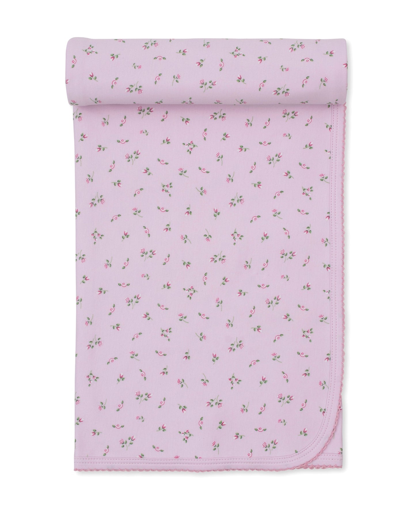 Kissy Kissy Garden Print Blanket - Pink