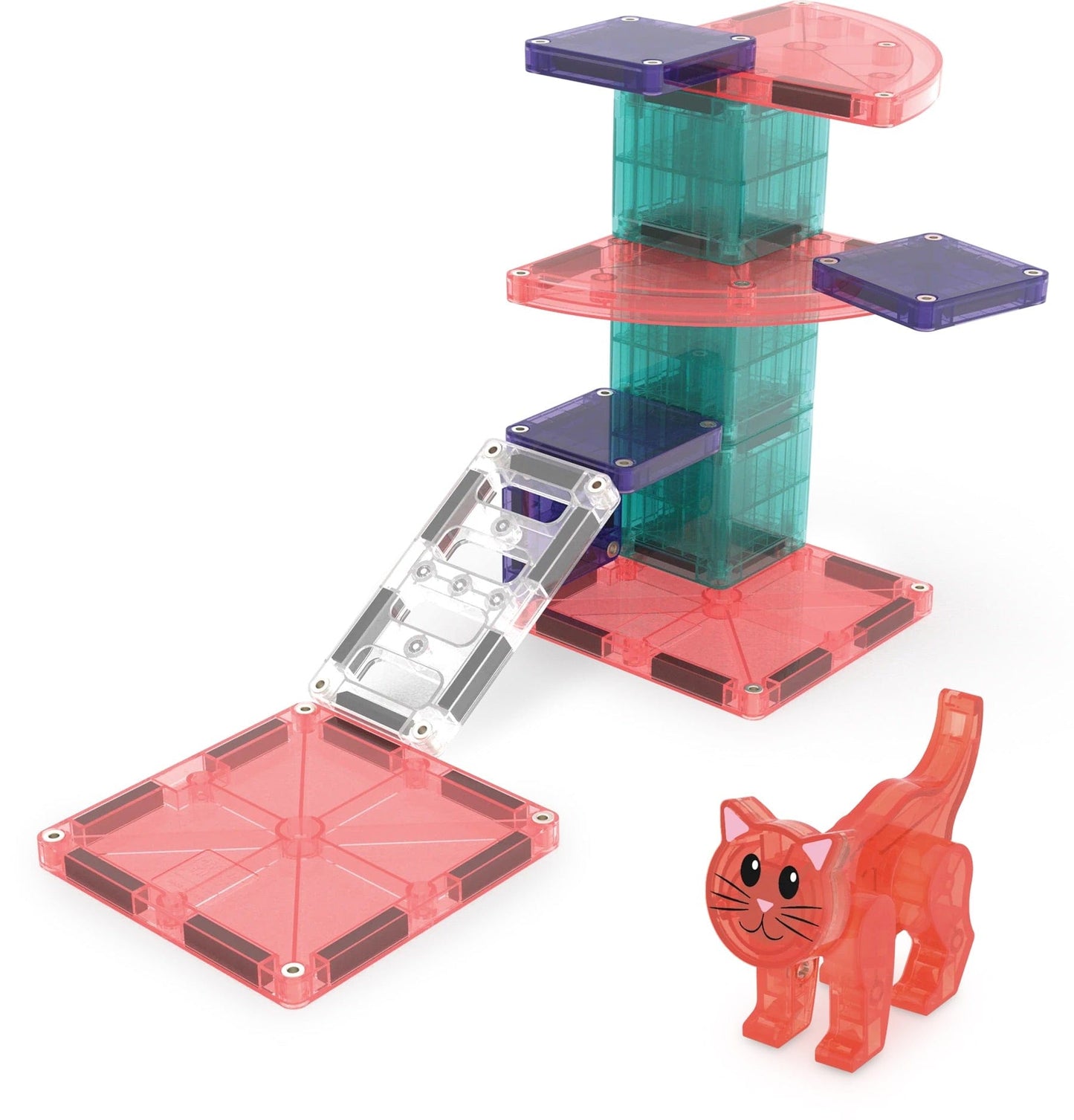 Magna-Tiles Cat Tree, 13 Piece Set - 252013CT