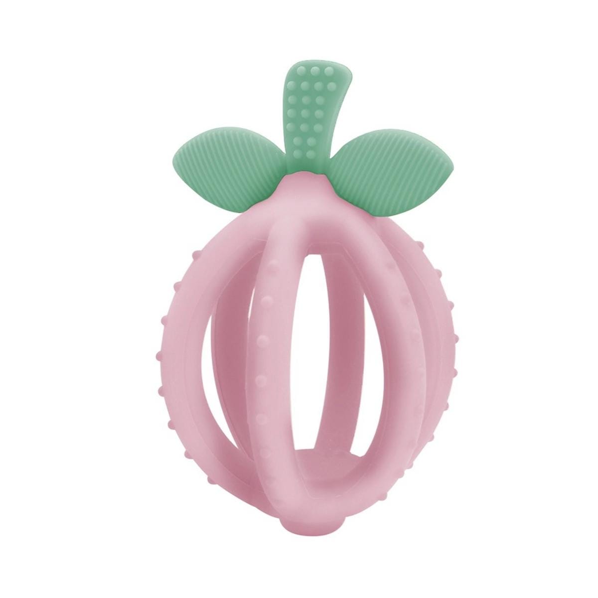 Itzy Ritzy Bitzy Biter Silicone Teething Ball - Pink Lemonade - STB8414
