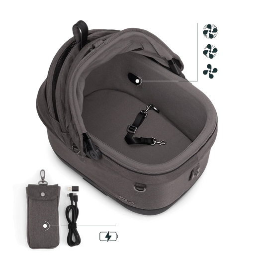 Tavo Pets Maeve iso5X Wind Pet Car Seat - Ashen