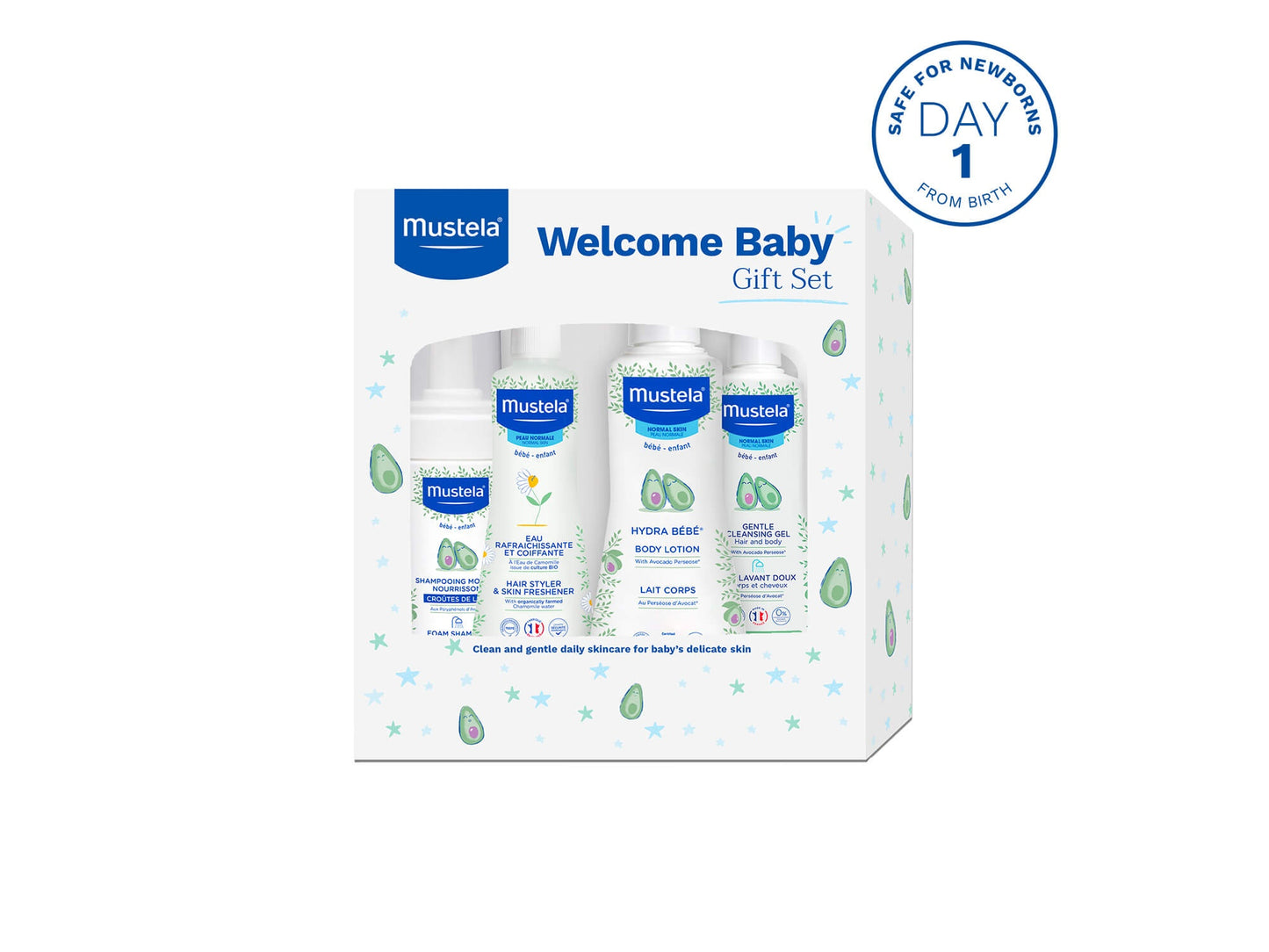 Mustela Welcome Baby 4-Piece Gift Set