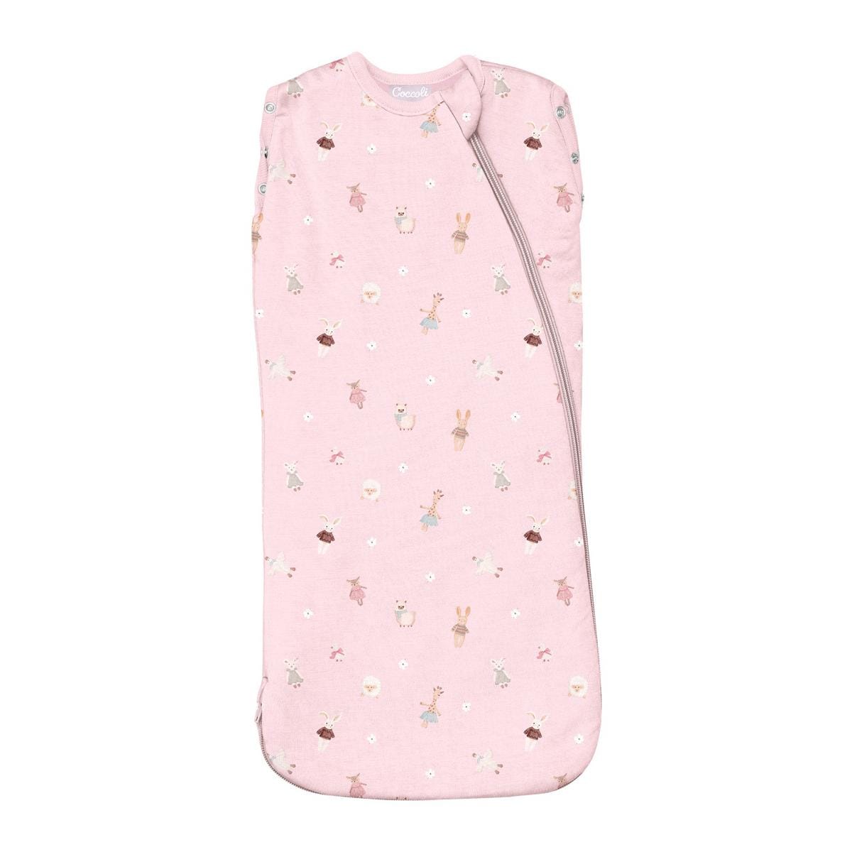 Coccoli Modal 1.5 TOG Swaddle Sleepsack - Plush on Light Pink - N
