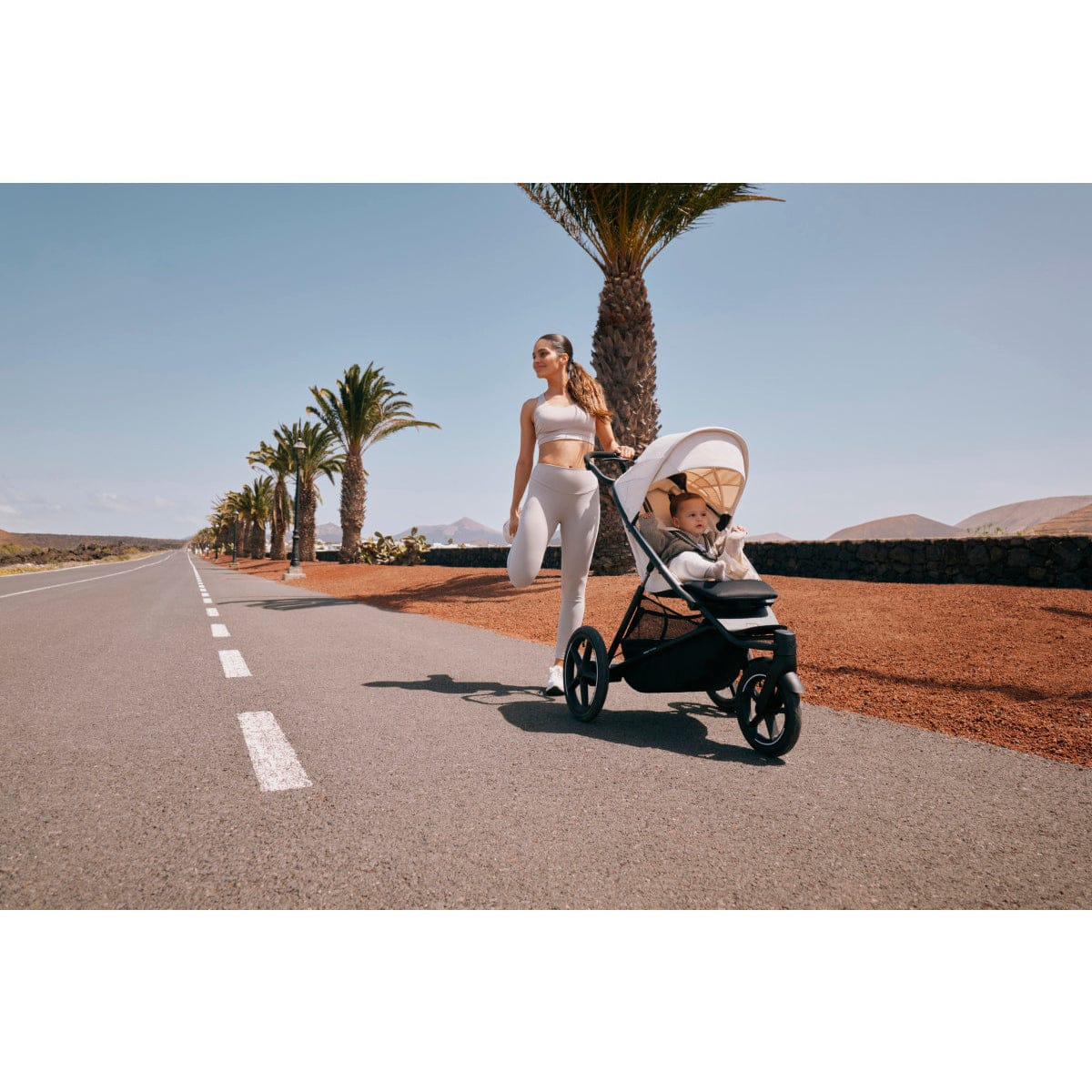 Cybex Avi Spin Jogging Stroller - Fog Grey