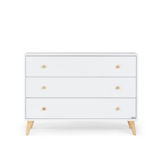 dadada Austin 3-Drawer Dresser - White / Natural - 43031-da