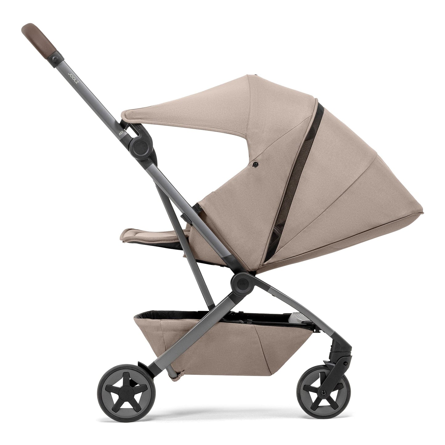 Joolz Aer2 Lightweight Compact Stroller + Nest to Seat Bundle - Sandy Taupe - 440203-440213