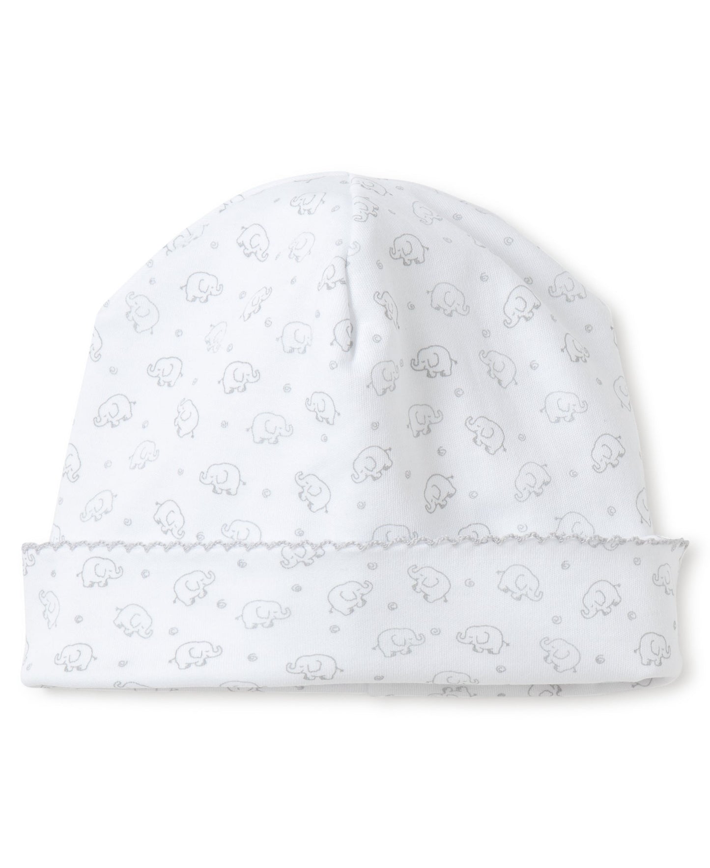 Kissy Kissy Ele-Fun Print Hat - Silver