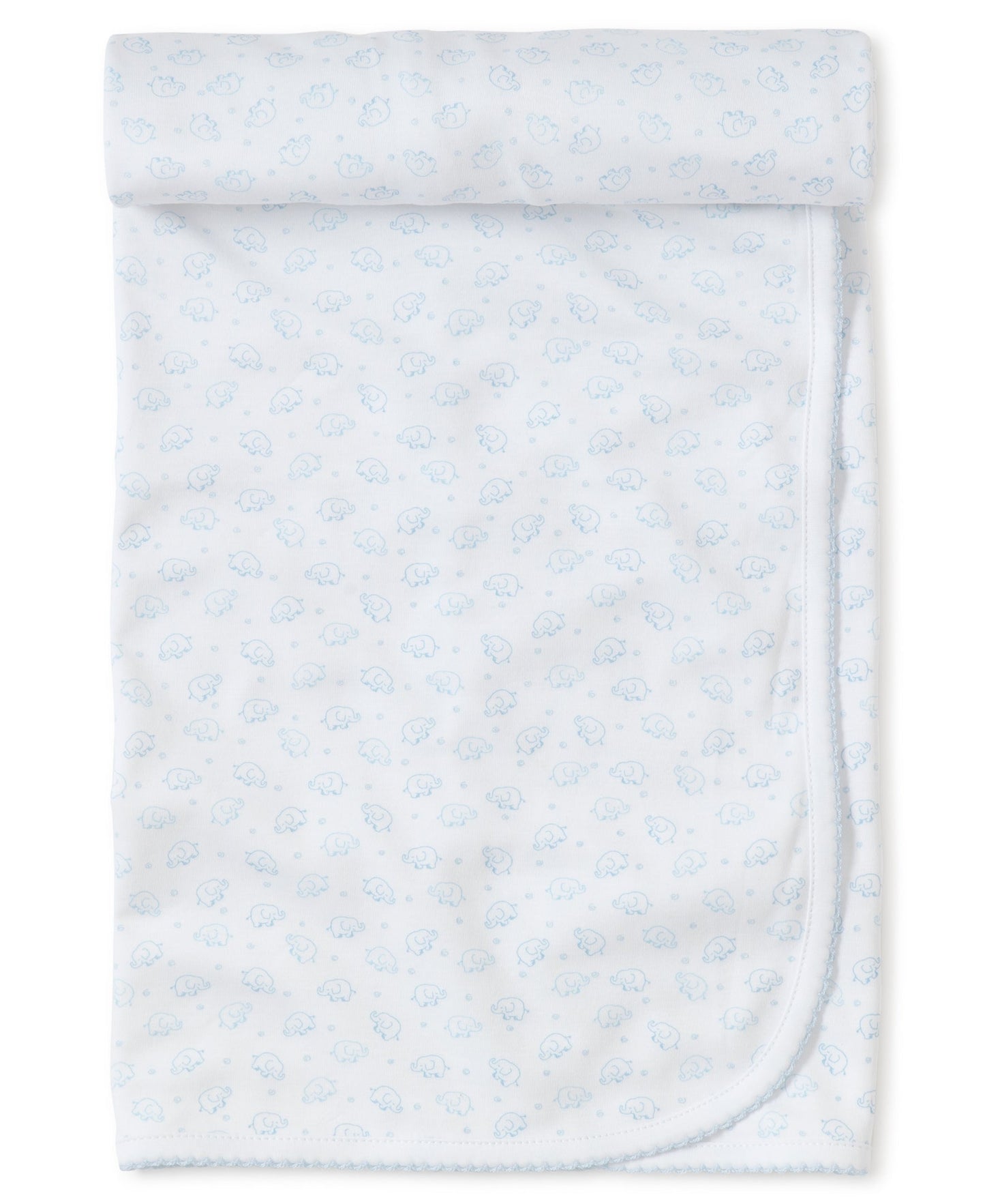 Kissy Kissy Blanket - Ele-Fun Light Blue