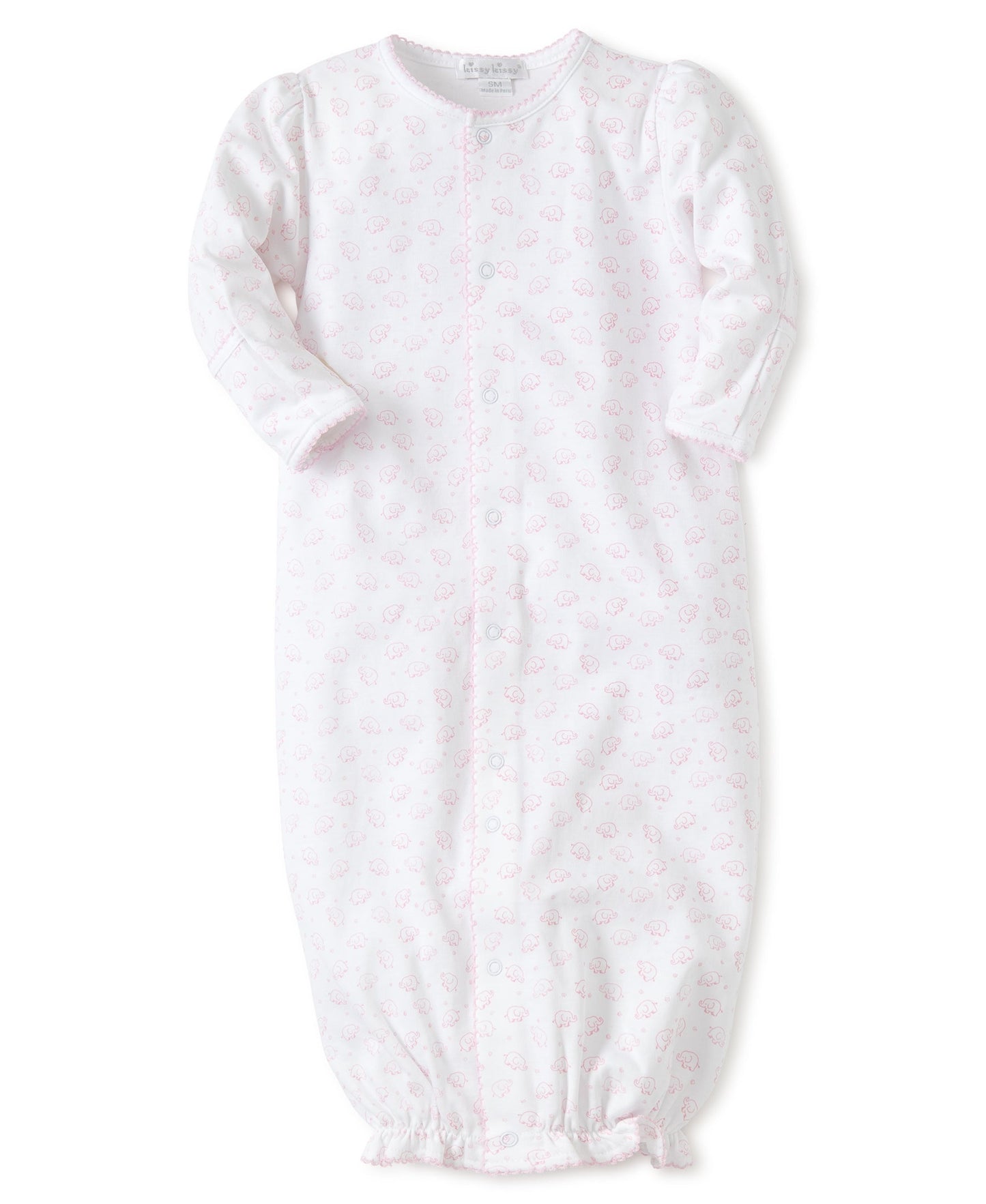 Kissy Kissy Ele-Fun Print Converter Gown - Pink