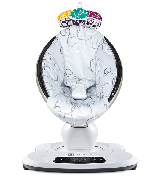 4moms Mamaroo 4 Baby Swing - Silver Plush