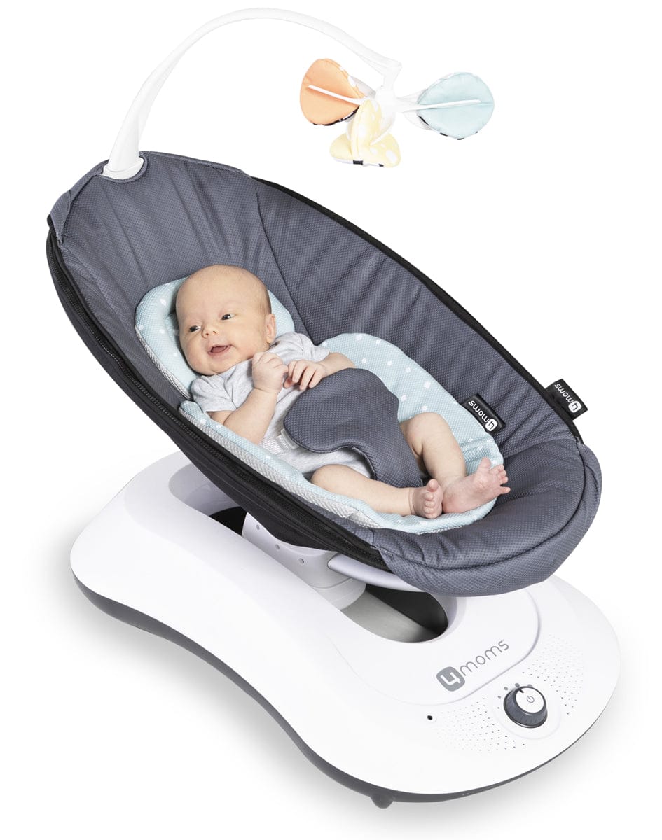 4moms Rockaroo Baby Swing - Dark Grey Cool Mesh - 2000873