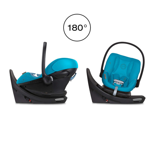 Cybex Aton G Swivel SensorSafe Rotating Infant Car Seat - Beach Blue - 522005665