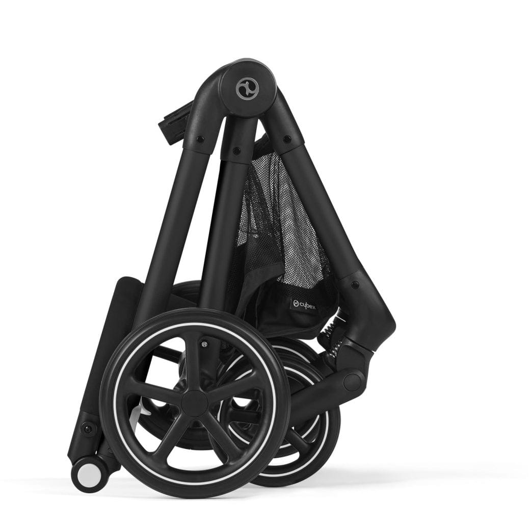 Cybex EOS 5-in-1 Travel System Stroller + Lightweight Aton G Infant Car Seat - Black / Moon Black