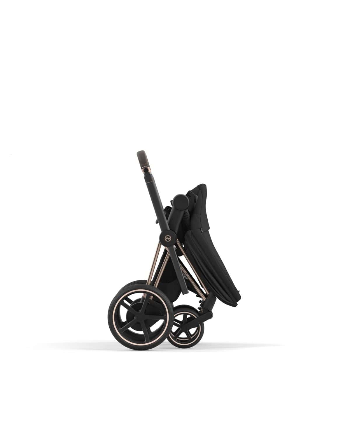 Cybex ePriam 2 Electronic Assist Stroller (One Box) - Rose Gold / Sepia Black