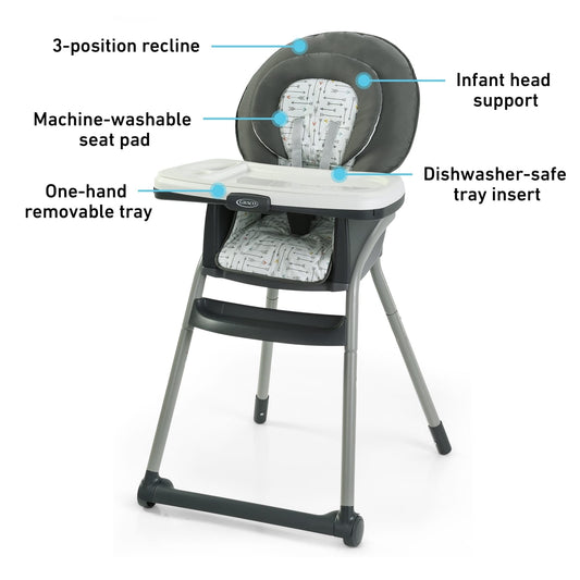 Graco Table2Table LX 6-in-1 High Chair - Willow - 2220974