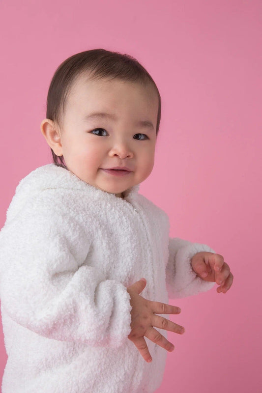 Angel Dear Chenille Hoodie, 6-12 Months - White - 56202AD
