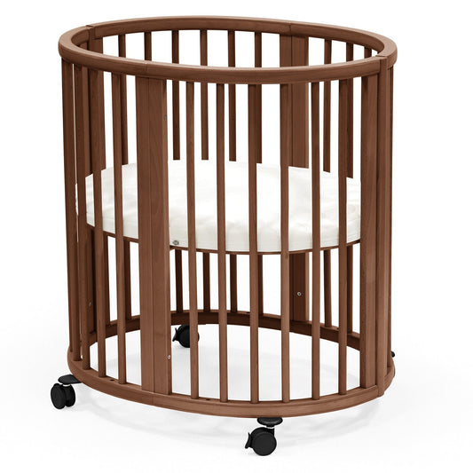 Stokke Sleepi Mini Crib Bundle with Mattress V3 - Warm Brown